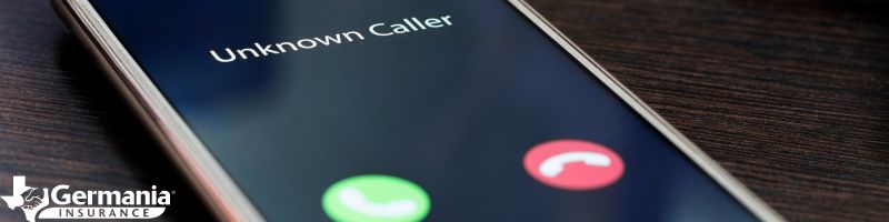 A phone receiving an AI voice scam call